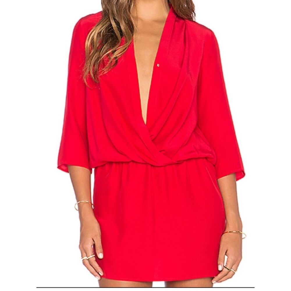 Amanda Uprichard Red Mini Dress